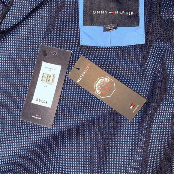 BRAND NEW WITH TAGS Tommy Hilfiger Bomber Windbreaker Raincoat Jacket - Picture 9 of 15